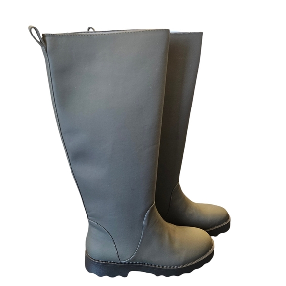 Aerosoles Slalom Olive Tall Faux Leather Womens Boots NEW - Picture 1 of 8